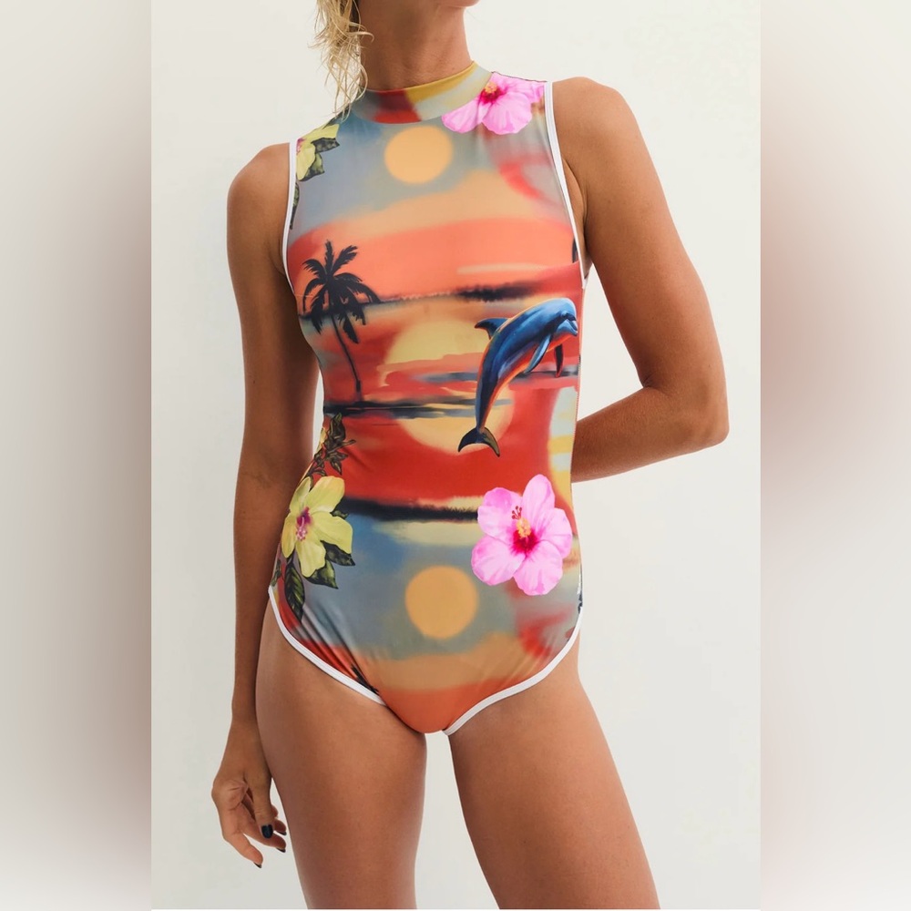 Free People Salt Gypsy Jade Surfsuit
